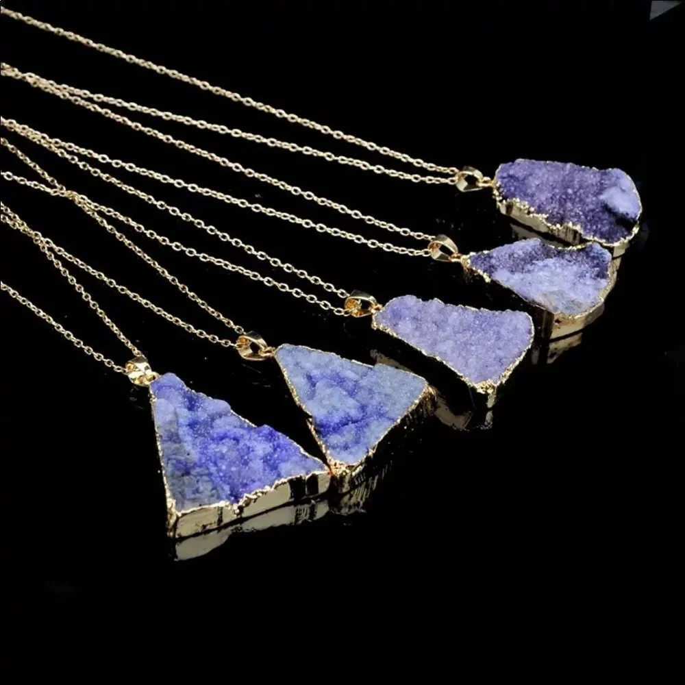 Crystal Pendant Necklace💜